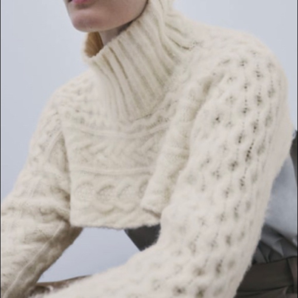 Zara Cropped Sweater